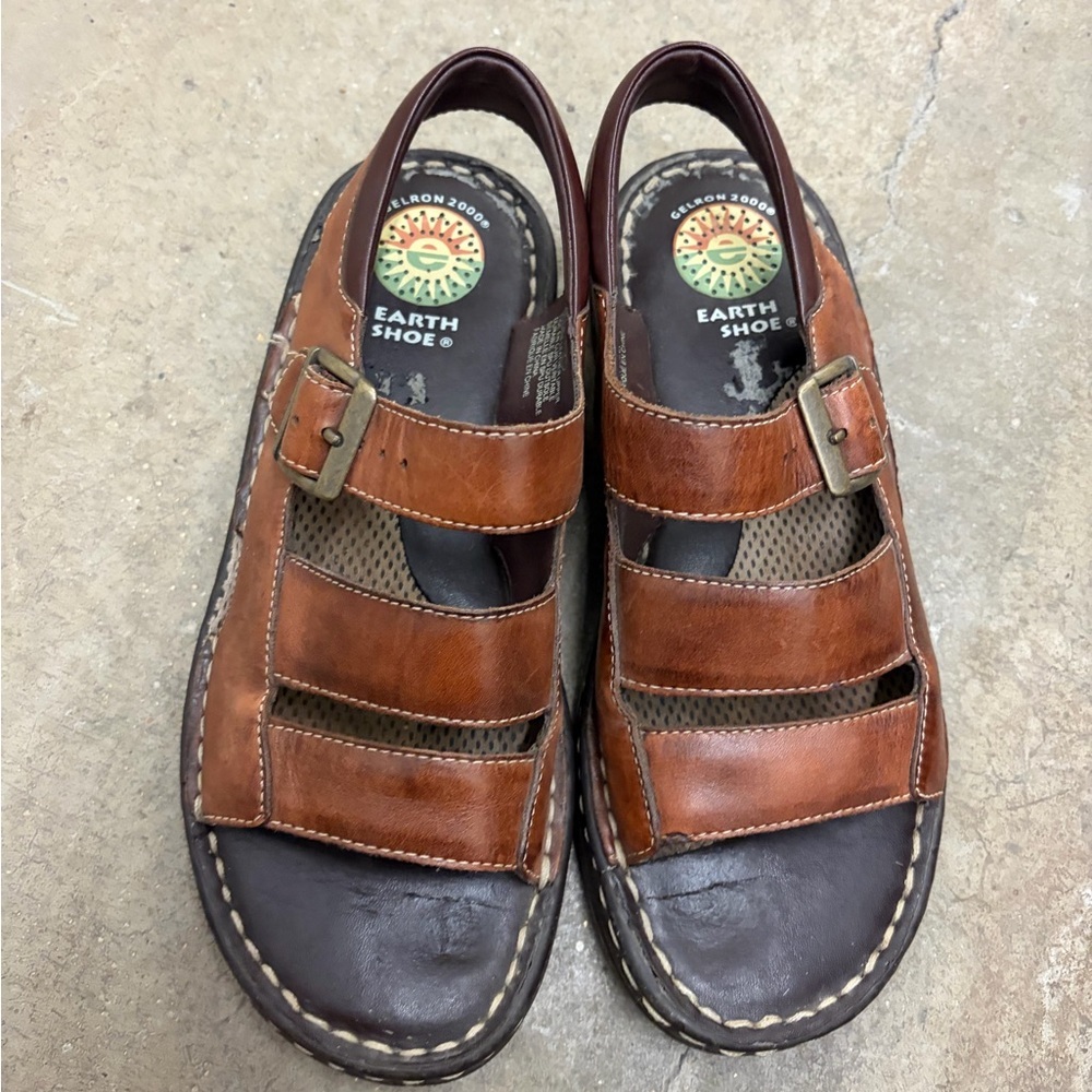 Earth shoes Sonya fishermen Brown Leather Sandals